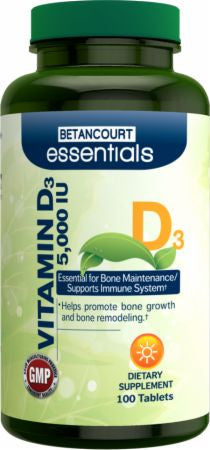 Betancourt Nutrition Essentials Vitamin D3 5,000 IU