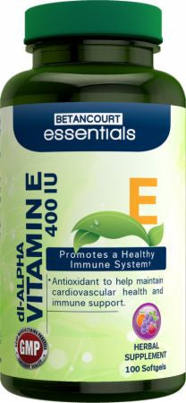 Betancourt Nutrition Essentials Vitamin E 400IU